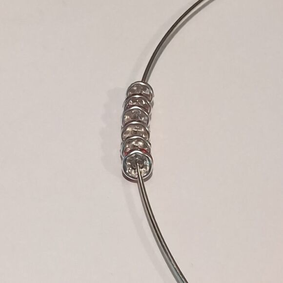 6 Red 8mm Rondelle Spacer Beads - Picture 4 of 4